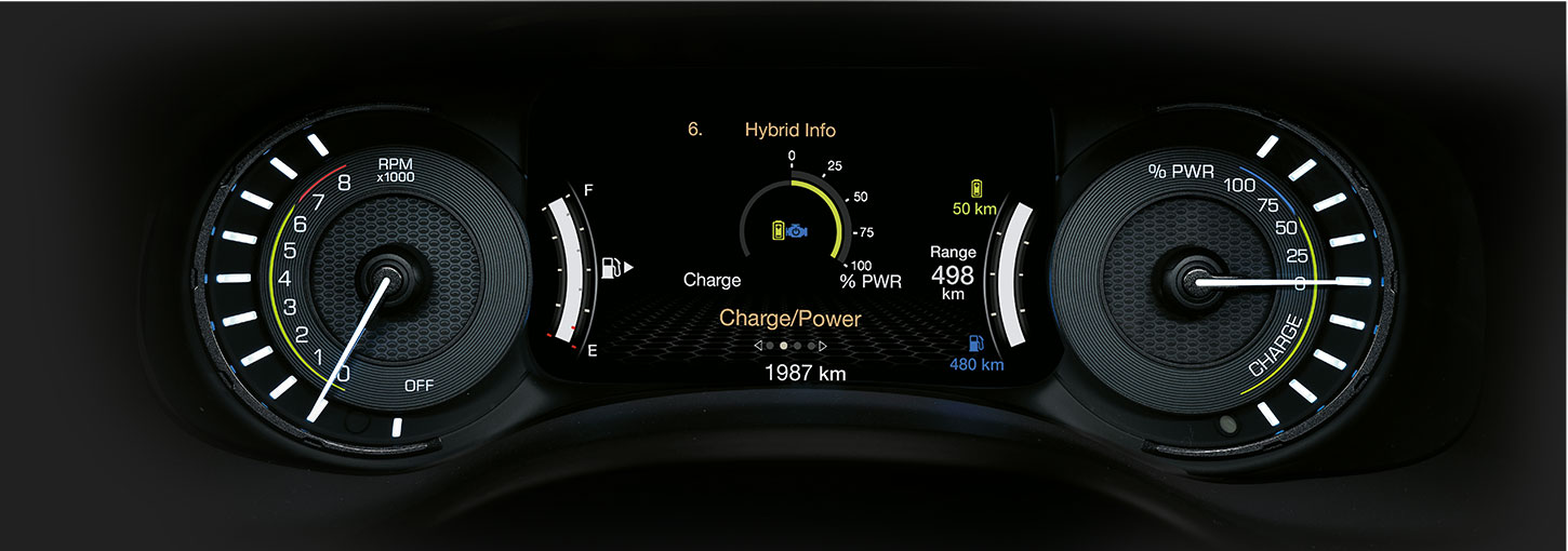 Hybrid Technologie | Jeep® Compass 4xe Plug In Hybrid Compass Batterie Ladegerät | Elektrische Anlage | Wartung