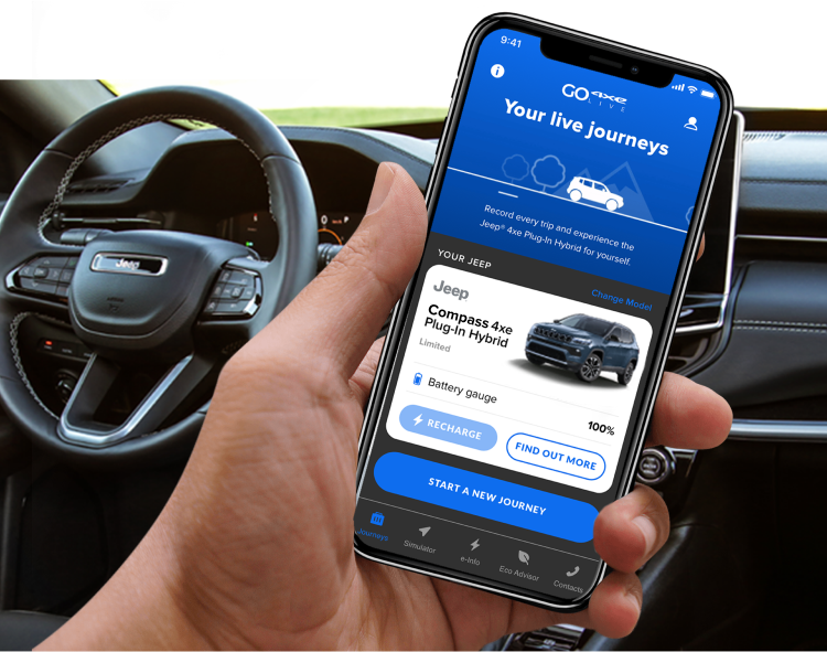 Der Jeep® Compass 4xe PlugIn Hybrid SUV Jeep®