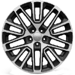 19-Zoll-Leichtmetallfelgen mit Diamantschliff