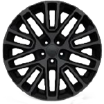 19" schwarz polierte Leichtmetallfelgen