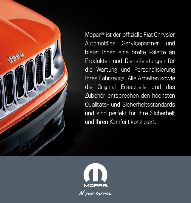 Jeep® Services, Ersatzteile und Zubehör | Mopar Österreich